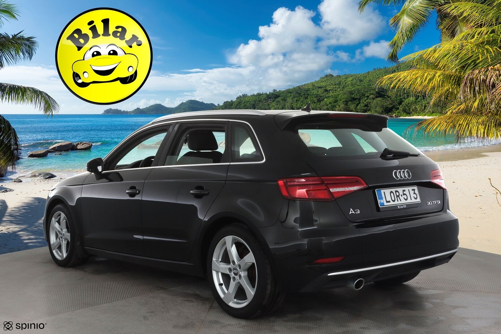 Audi A3 2019 Sportback Pro Business Sport 30 TFSI 85 kW S tronic - | ACC | Nahkaverhoilu | Sporttipenkit | Audi Sound System | LED | Keyless | Apple & Android | Pre Sense | Suomiauto | 2x renkaat aluin | 