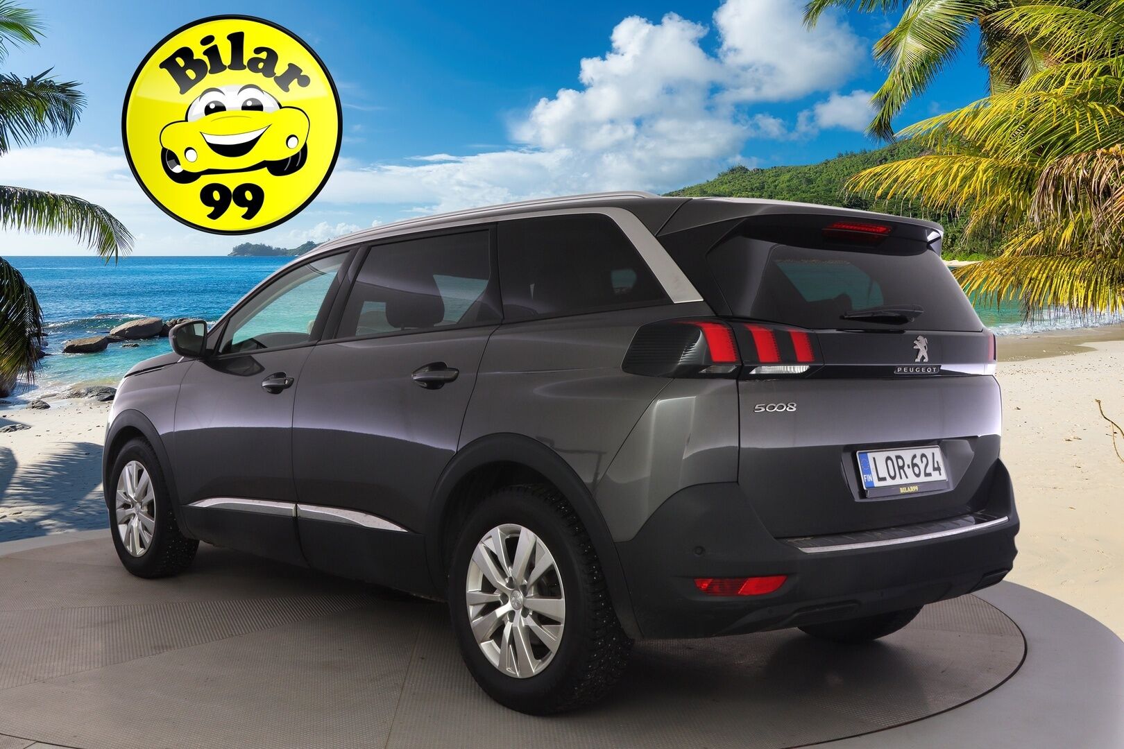 Peugeot 5008 2019 Allure PureTech 130 EAT8-automaatti * 7P / Ambient / Vakkari / CarPlay / Lohko+ sisä * - * Jakopää tehty! / Tilava / Juuri Huollettu! *