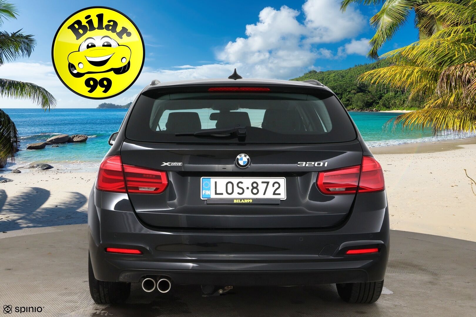 BMW 320 2019 F31 Touring 320i xDrive Limited Edition / 1-om. Suomi-auto / Sporttipenkit / Nahkasisusta / LED / Vakkari / - Merkkihuollettu / Todella siisti / Sähkökontti