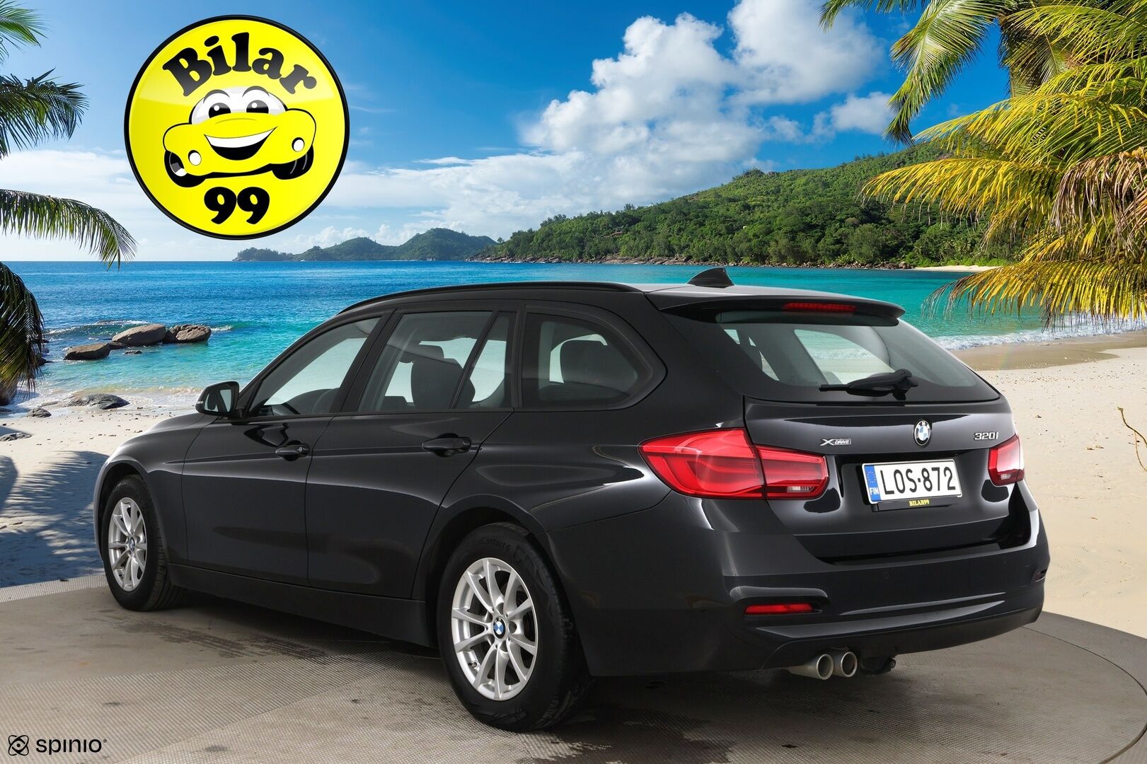 BMW 320 2019 F31 Touring 320i xDrive Limited Edition / 1-om. Suomi-auto / Sporttipenkit / Nahkasisusta / LED / Vakkari / - Merkkihuollettu / Todella siisti / Sähkökontti