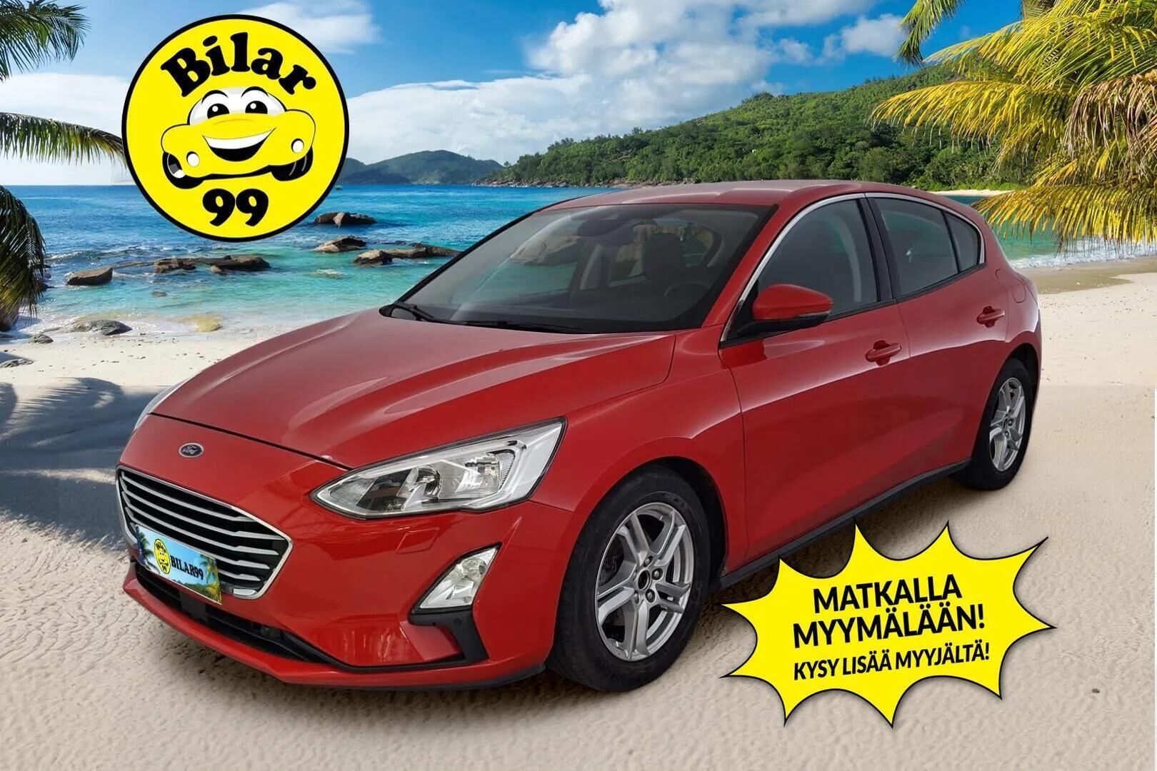 Ford Focus 2019 1,0 EcoBoost 125hv Start/Stop A8 Trend 5-ovinen * / Vakkari / Suomi-auto / Tutkat / Apple Carplay / Navi /  Lohko / * - Siisti & taloudellinen suomi ecoboost!  