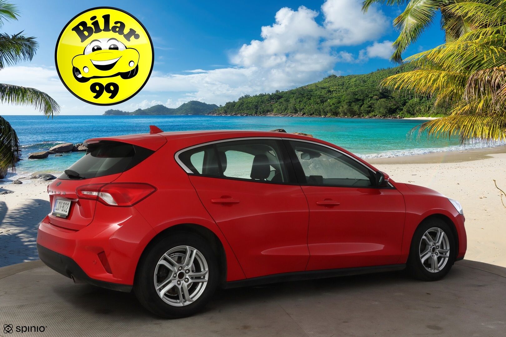 Ford Focus 2019 1,0 EcoBoost 125hv Start/Stop A8 Trend 5-ovinen * Vakkari / Tutkat / Apple Carplay / Navi /  Lohkolämmitin * - Hyvin huollettu, Siisti & Taloudellinen Suomi-Auto!  