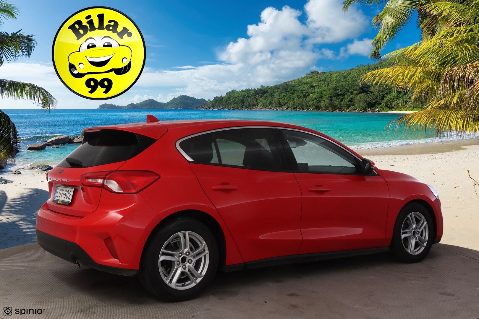 Ford Focus 2019 1,0 EcoBoost 125hv Start/Stop A8 Trend 5-ovinen * Vakkari / Tutkat / Apple Carplay / Navi /  Lohkolämmitin * - Hyvin huollettu, Siisti & Taloudellinen Suomi-Auto!  