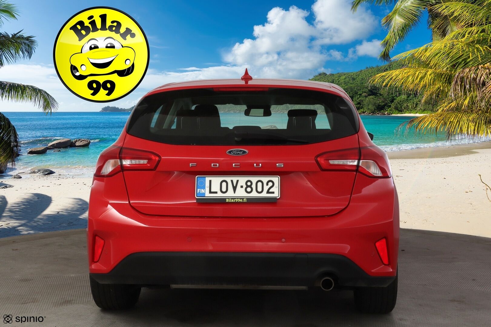 Ford Focus 2019 1,0 EcoBoost 125hv Start/Stop A8 Trend 5-ovinen * Vakkari / Tutkat / Apple Carplay / Navi /  Lohkolämmitin * - Hyvin huollettu, Siisti & Taloudellinen Suomi-Auto!  