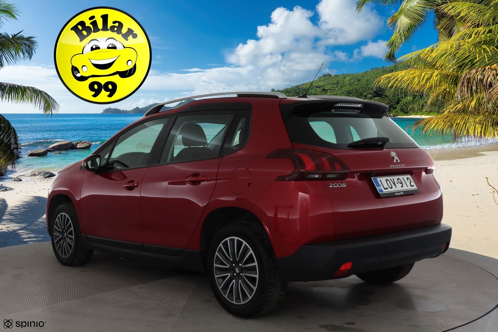 Peugeot 2008 2019 Motion PureTech 82 * Vakkari / Sisätilanlämmitin / P.Kamera / Bluetooth / Aut.Ilmastointi * - Suomi-auto / Kahdet renkaat / Merkkihuollettu! - HULLU BLACKWEEK KORKOTARJOUS 2,49%