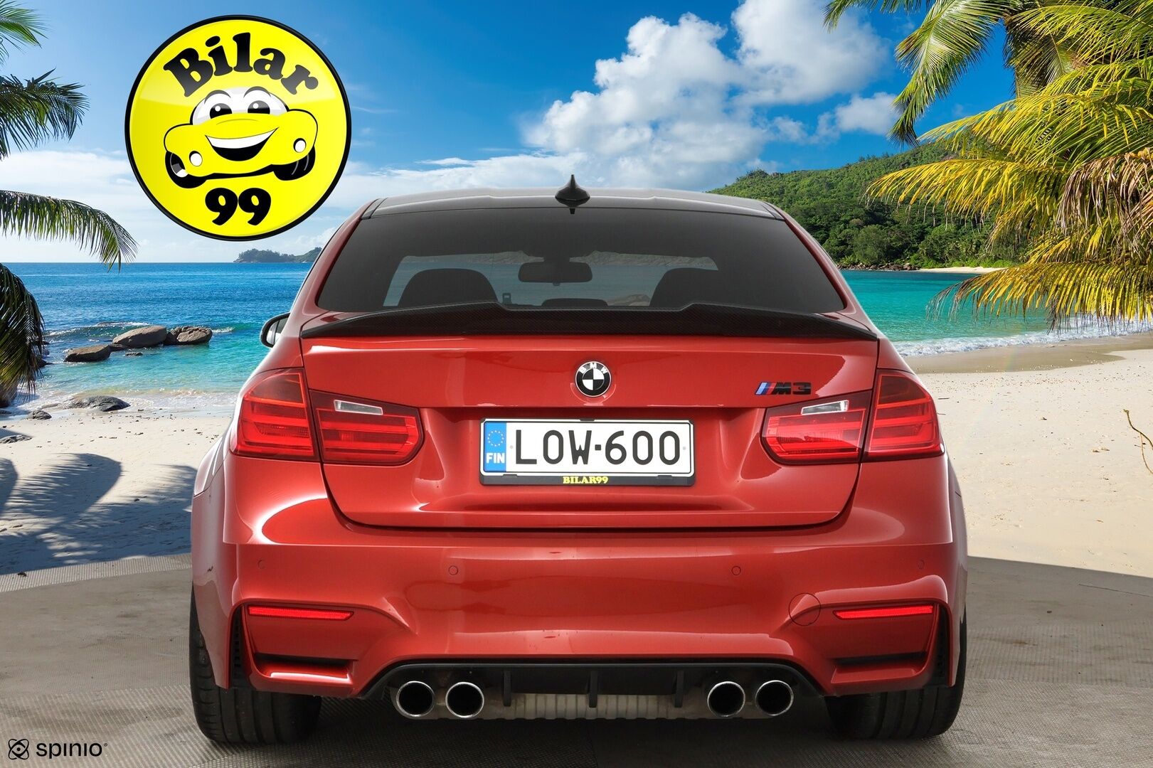 BMW M3 2014 F80 sedan DCT A / Harman/Kardon / Muistipenkki / Comfort Access / Prof. navi - Crank Hub tehty! / Hiilikuitu -katto / Puhdas historia!