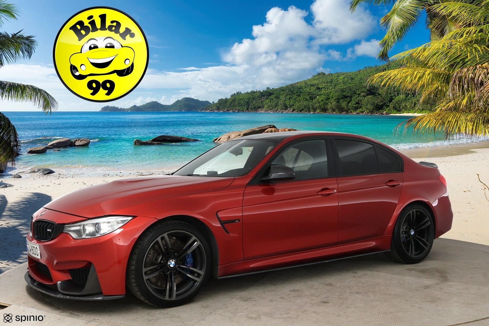 BMW M3 2014 F80 sedan DCT A / Harman/Kardon / Muistipenkki / Comfort Access / Prof. navi - Crank Hub tehty! / Hiilikuitu -katto / Puhdas historia!