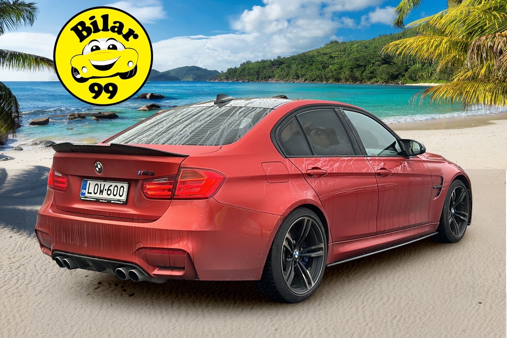 BMW M3 2014 F80 sedan DCT A / Harman/Kardon / Muistipenkki / Comfort Access / Prof. navi - Crank Hub tehty! / Hiilikuitu -katto / Puhdas historia!