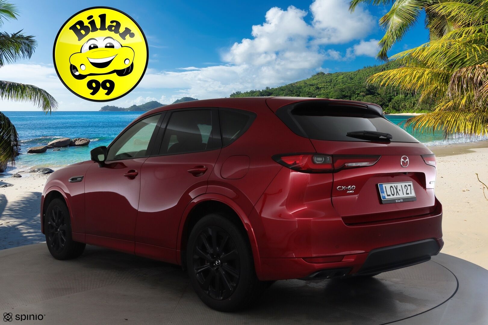 Mazda CX-60 2023 2.5 PHEV 8AT AWD Homura Comfort, Driver Assistance * ACC / HUD / Muistipenkki / P.kamera / Ilmastoidut nahat / Navi * - 1.Om Suomi-auto / Akku kuntotarkastettu SoH 94% / Kahdet renkaat aluvanteilla / Merkkihuollettu / Juuri huollettu!