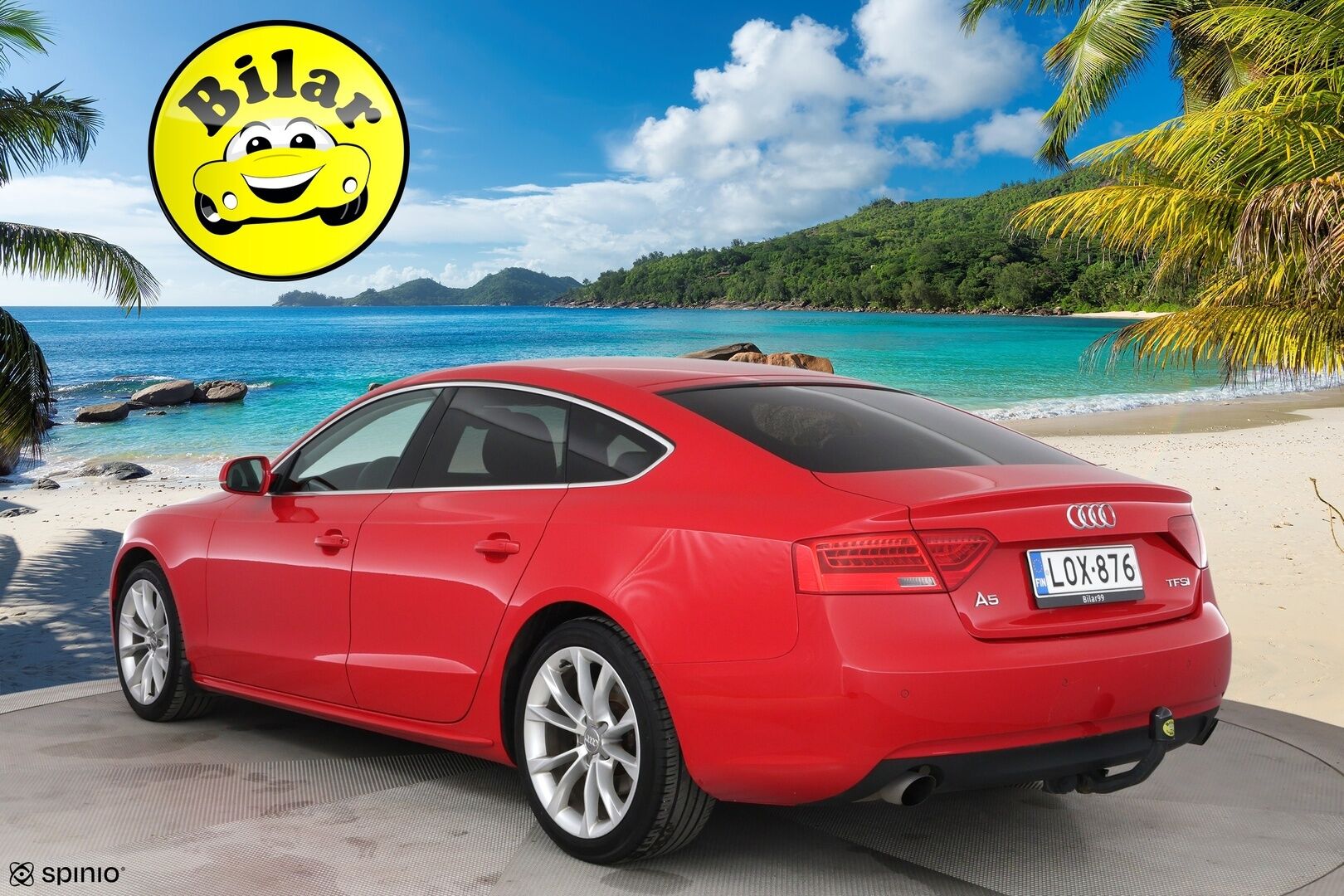 Audi A5 2012 Sportback 1,8 TFSI 125 kW - | Vakkari | Bang & Olufsen | Lohko+sisäp. | Koukku | Sport-penkit | Bi-Xenon | Jakoketju tehty! |