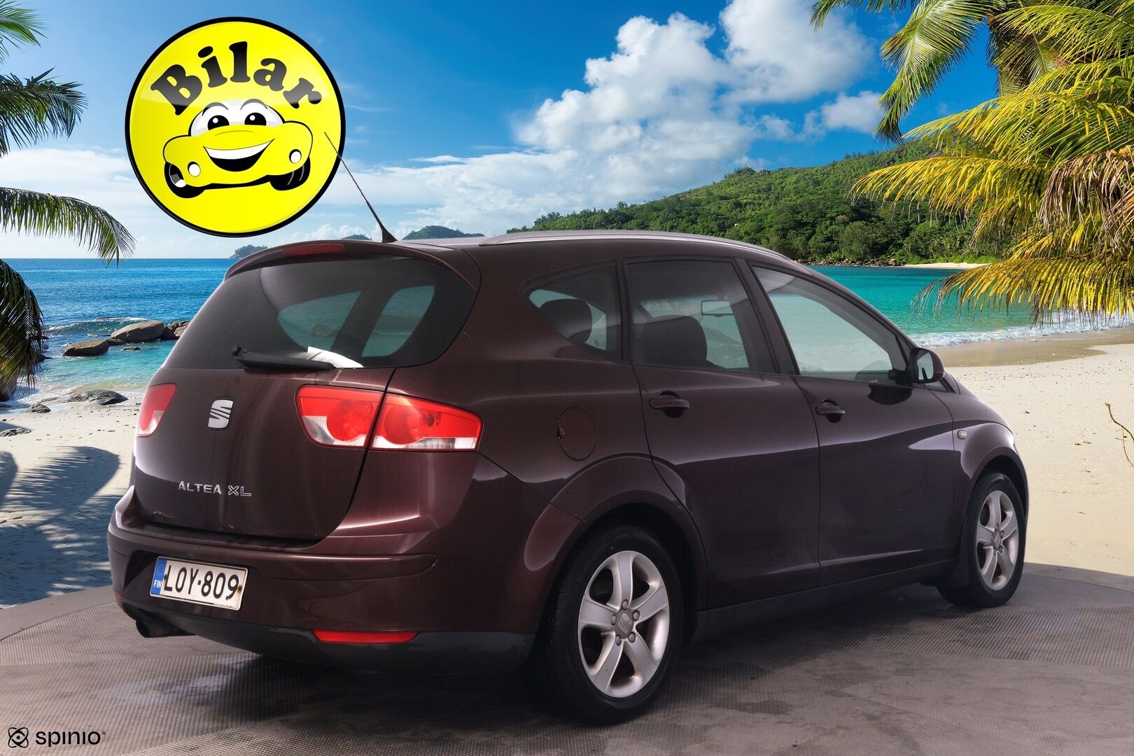 Seat Altea 2007 4D ALTEA XL MPV 1.9TDI-5P/258 -Myydään Huutokaupat.com - | Webasto | Vakkari | Jakopää tehty 2025 | 2x Hyvät Renkaat ja Vanteet |