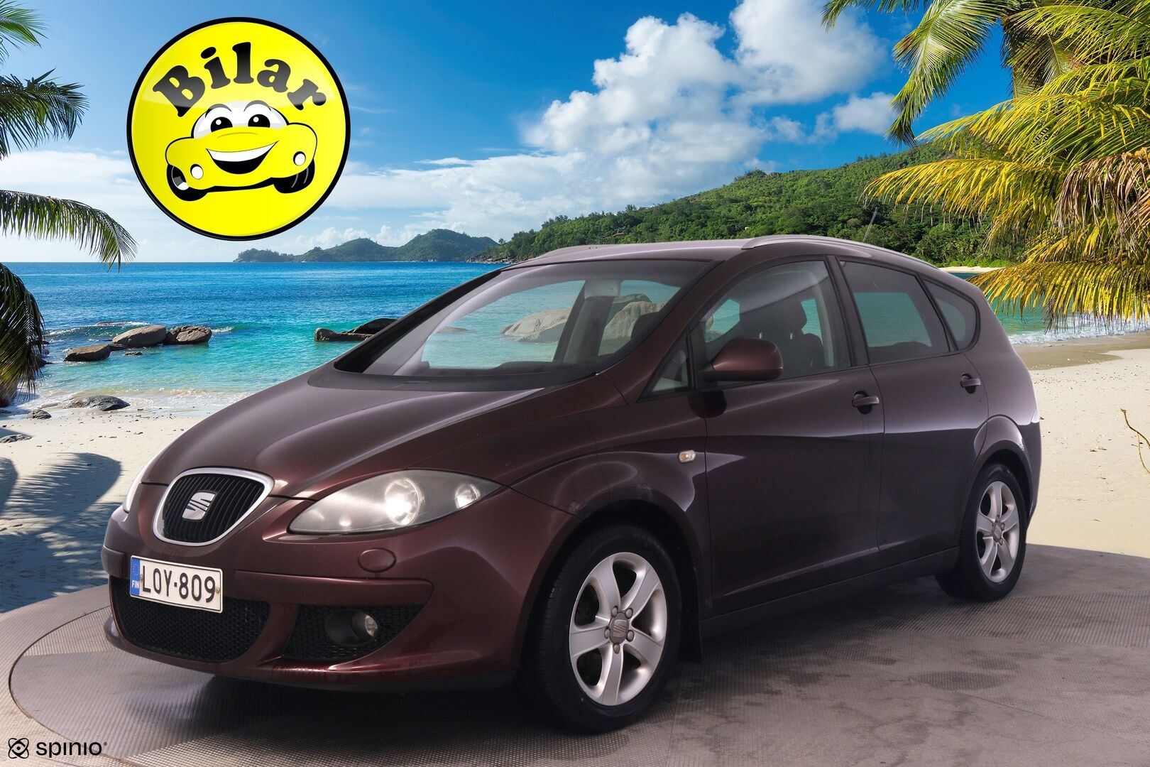 Seat Altea 2007 4D ALTEA XL MPV 1.9TDI-5P/258 -Myydään Huutokaupat.com - | Webasto | Vakkari | Jakopää tehty 2025 | 2x Hyvät Renkaat ja Vanteet |
