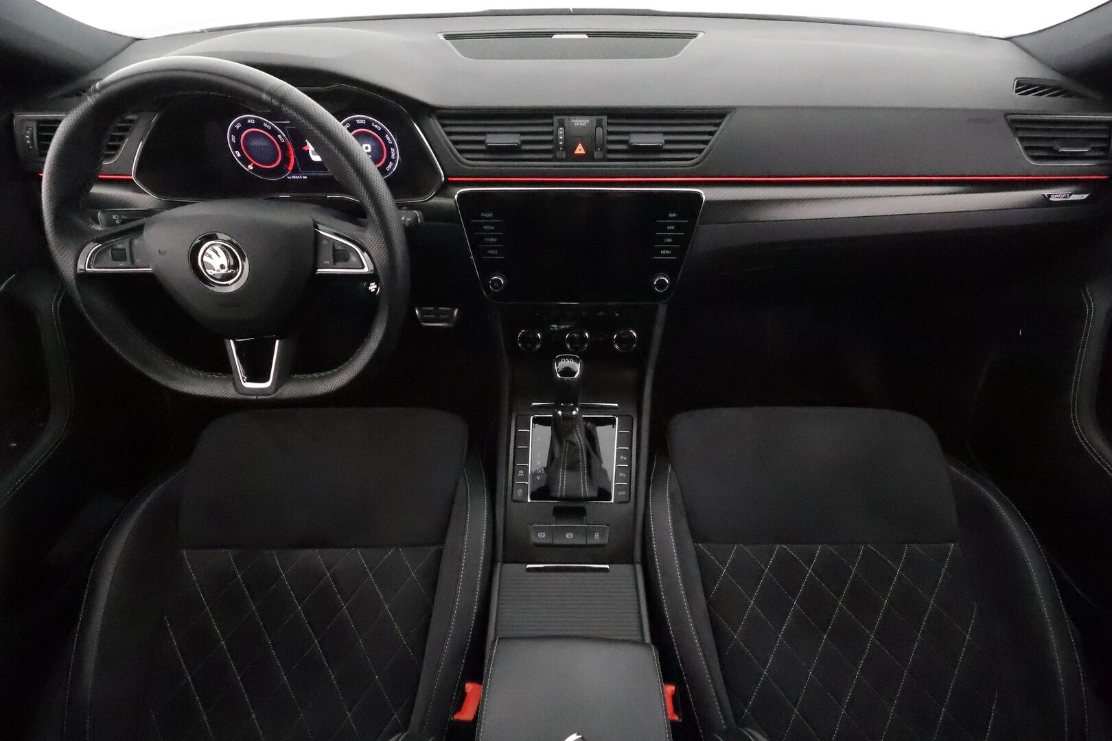 Skoda Superb 2020 1,5 TSI ACT SportLine Edition DSG **Webasto / Koukku / Adapt.Vakkari / Matrix-LED / P.Kamera / Muistipenkki / Canton** - Suomi-auto / Kahdet Renkaat