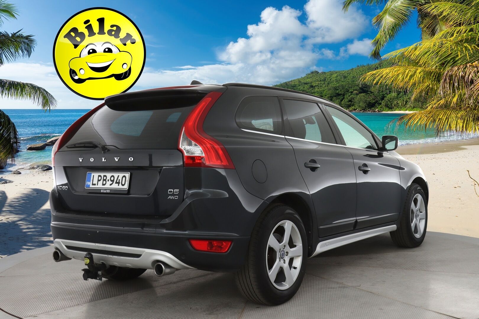 Volvo XC60 2011 D5 AWD R-Design aut - | Webasto | Koukku | Nahkasisusta | Bluetooth | Xenon | 2X Renkaat & Vanteet |