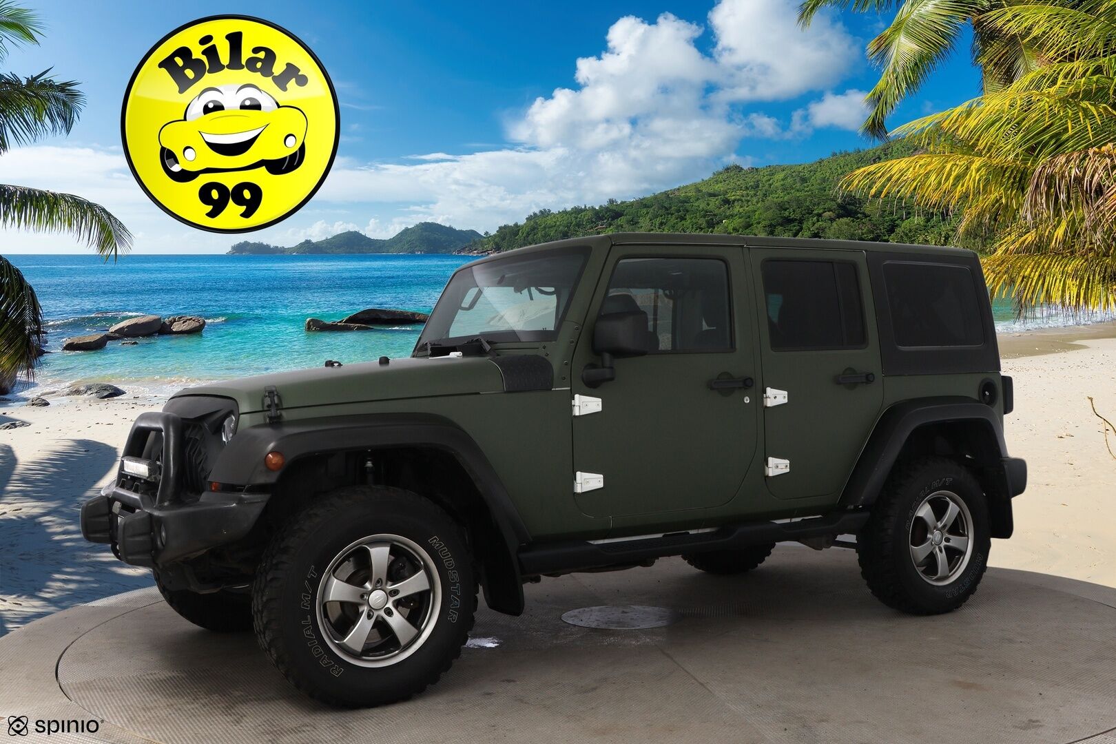Jeep Wrangler 2012 Unlimited 2,8 CRD Sport A - 3,99 % KORKOTARJOUS TÄHÄN AUTOON - Vetokoukku / Nahkasisusta / Vakkari / Navi / Infinity Premium Audio / Näyttävä / Hyvin huollettu!