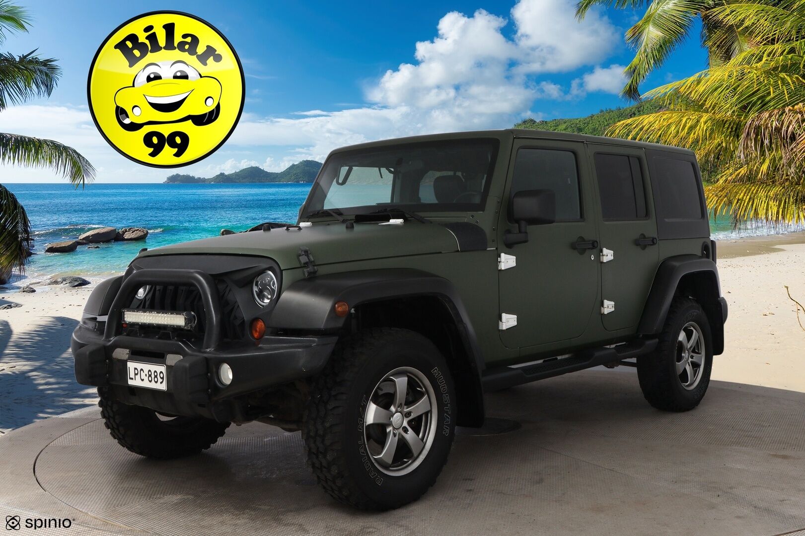 Jeep Wrangler 2012 Unlimited 2,8 CRD Sport A - 3,99 % KORKOTARJOUS TÄHÄN AUTOON - Vetokoukku / Nahkasisusta / Vakkari / Navi / Infinity Premium Audio / Näyttävä / Hyvin huollettu!