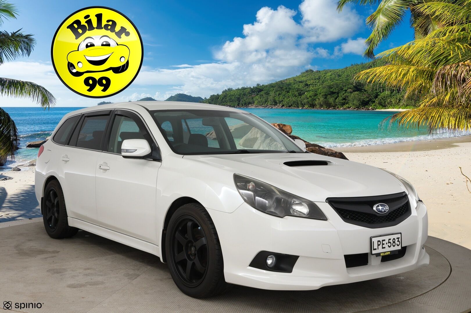 Subaru Legacy 2009 Legacy / P. Kamera / Sähköpenkit / Hihna vaihdettu! - Myydään Huutokaupat.com - Harvinainen 2.5L Boost! / P. Kamera / Sähköpenkit / 2x renkaat vanteineen / Hihna vaihdettu! 