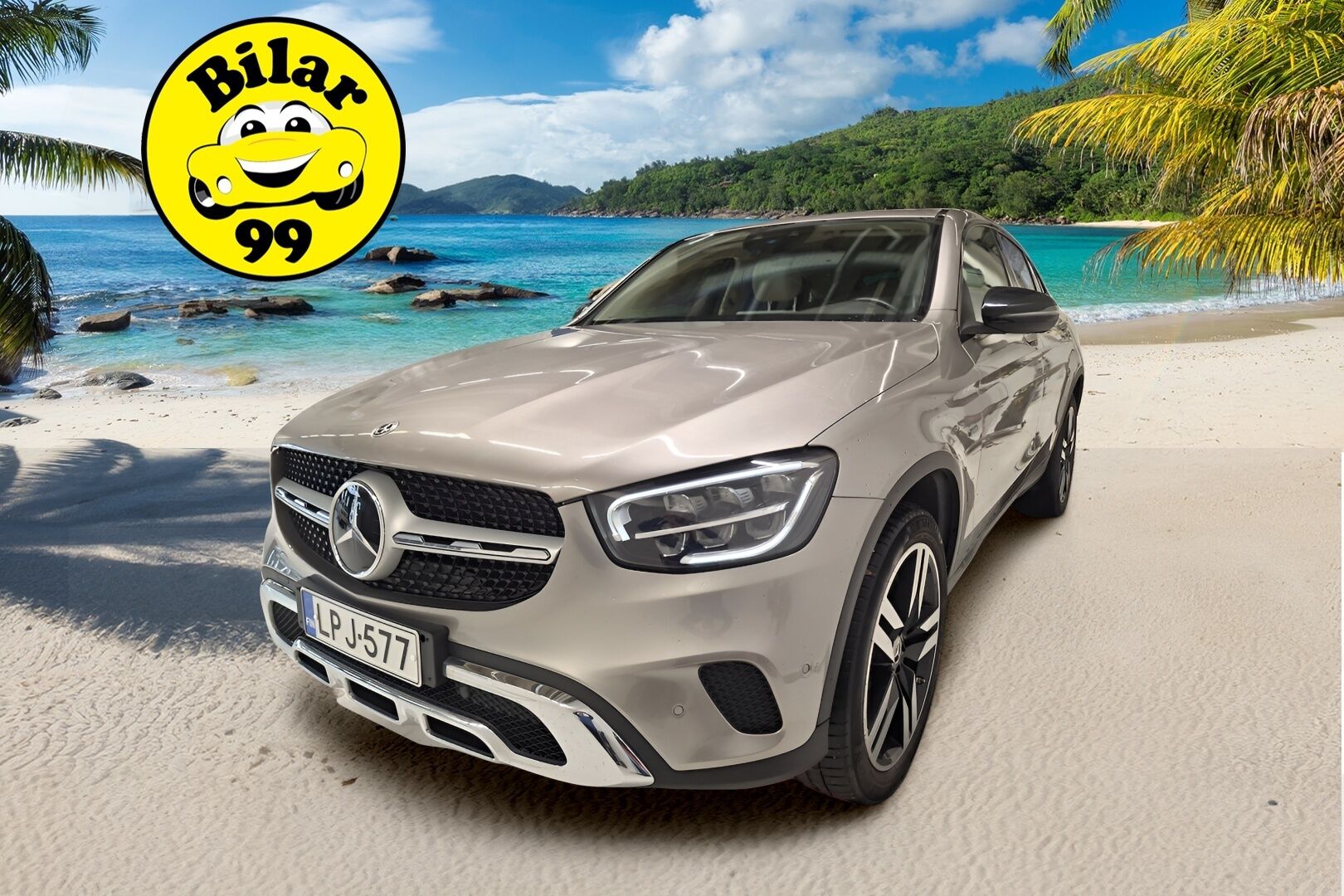 Mercedes-Benz GLC 2021 300 e 4Matic Coupe * Distronic+ / LED-High Performance / P.kamera / Sporttinahat / Navi / Kaistavahti / Katveavustin * - 1-om Suomi-auto / 2x Latauskaapelit / Kahdet renkaat