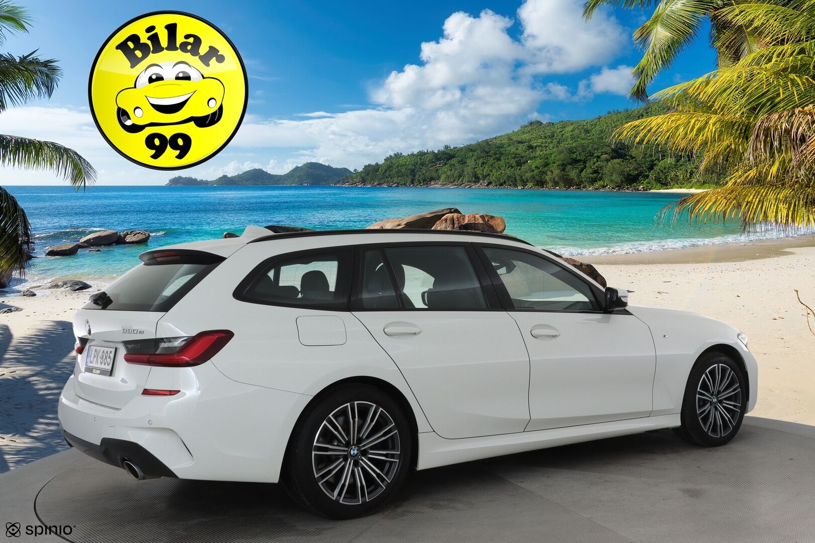 BMW 330 2021 G21 Touring 330e xDrive A Charged Edition M Sport **ACC / Hifit / Muistipenkki / Nahka-Alcantara / LED** - SoH 91.9% / Merkkihuollettu / Erinomainen maalipinta / Kahdet alumiinivanteet *