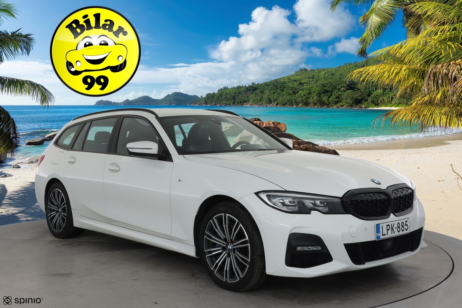 BMW 330 2021 G21 Touring 330e xDrive A Charged Edition M Sport **ACC / Hifit / Muistipenkki / Nahka-Alcantara / LED** - SoH 91.9% / Merkkihuollettu / Erinomainen maalipinta / Kahdet alumiinivanteet *