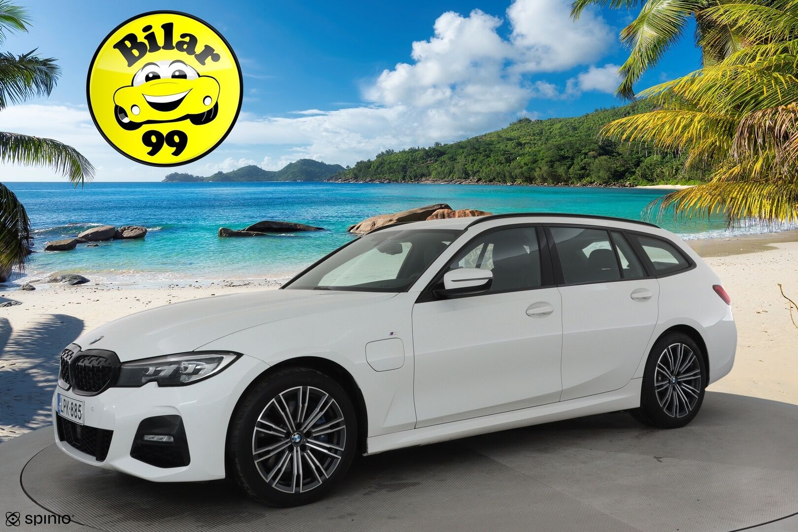 BMW 330 2021 G21 Touring 330e xDrive A Charged Edition M Sport **ACC / Hifit / Muistipenkki / Nahka-Alcantara / LED** - SoH 91.9% / Merkkihuollettu / Erinomainen maalipinta / Kahdet alumiinivanteet *