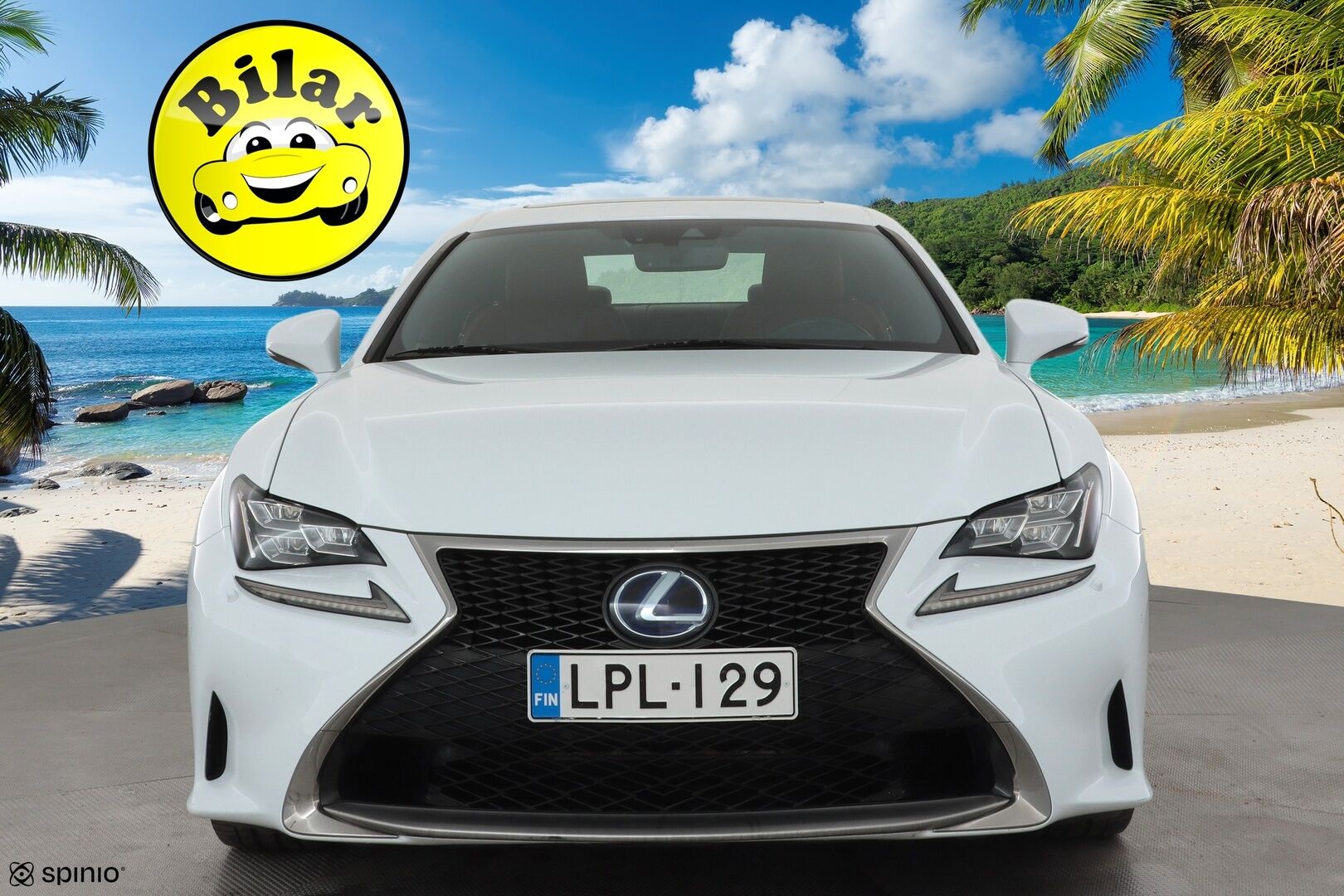 Lexus RC 2016 300h Hybrid A F Sport - | ACC | Mark Levinson | Punaiset ilmastoidut nahat | Kattoluukku | Muistipenkki | LED | P.kamera | Keyless | BSM | 2x renkaat aluin | Huoltokirja |