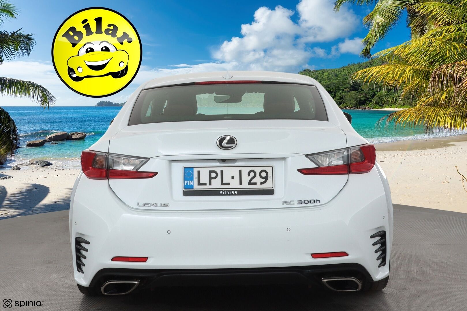 Lexus RC 2016 300h Hybrid A F Sport - | ACC | Mark Levinson | Punaiset ilmastoidut nahat | Kattoluukku | Muistipenkki | LED | P.kamera | Keyless | BSM | 2x renkaat aluin | Huoltokirja |