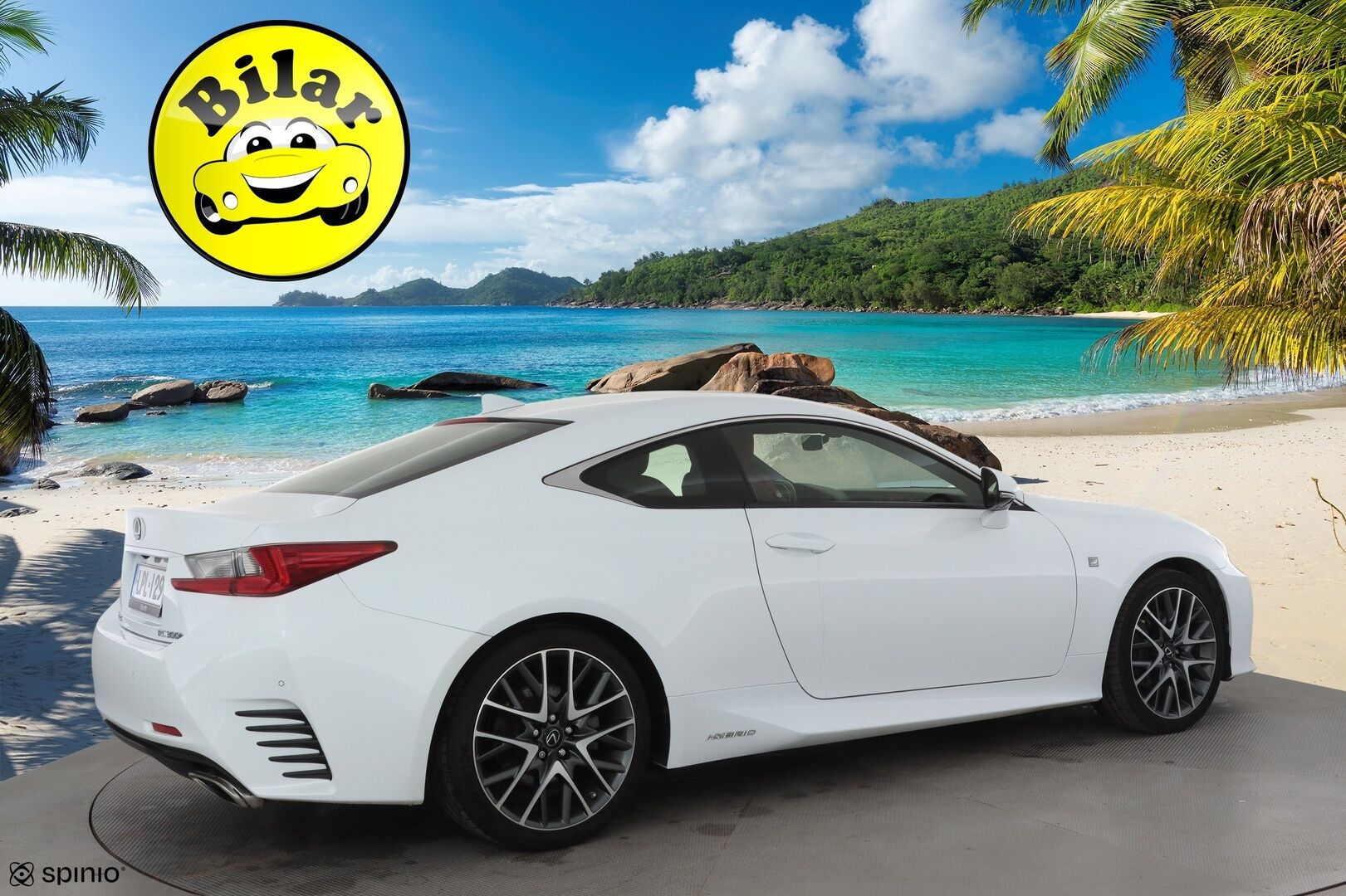 Lexus RC 2016 300h Hybrid A F Sport - | ACC | Mark Levinson | Punaiset ilmastoidut nahat | Kattoluukku | Muistipenkki | LED | P.kamera | Keyless | BSM | 2x renkaat aluin | Huoltokirja |