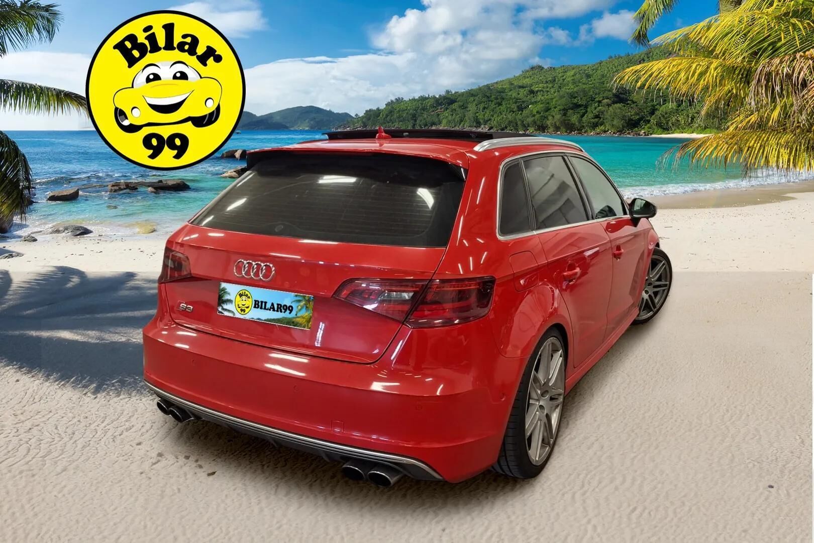 Audi S3 2014 SPORTBACK 2.0TFSI 221KW quattro S-tronic - | ACC | LED | Feinnappa istuimet | B&O | Panorama | P.Kamera | BLIS | KESSY | 2x renkaat aluvanteilla | Navi | 