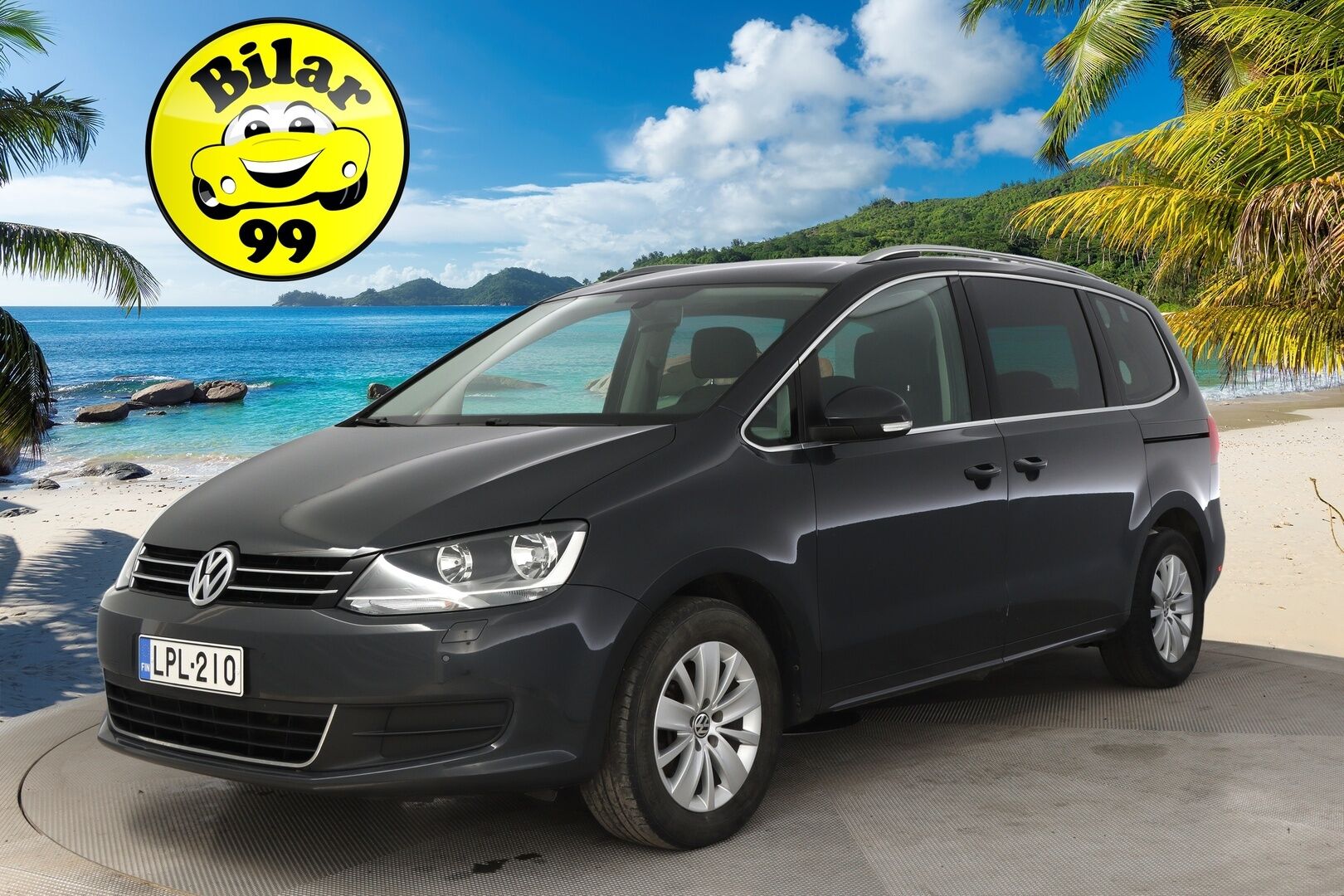 Volkswagen Sharan 2014 Comfortline 1,4 TSI 110 kW (150 hv) BlueMotion Technology - 7-paikkainen / Vakkari / P. tutkat / Bluetooth / Aut. ilmastointi / 2x Renkaat*