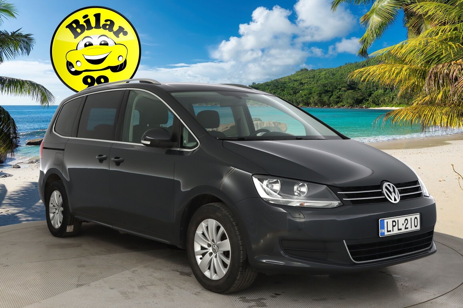 Volkswagen Sharan 2014 Comfortline 1,4 TSI 110 kW (150 hv) BlueMotion Technology - 7-paikkainen / Vakkari / P. tutkat / Bluetooth / Aut. ilmastointi / 2x Renkaat*