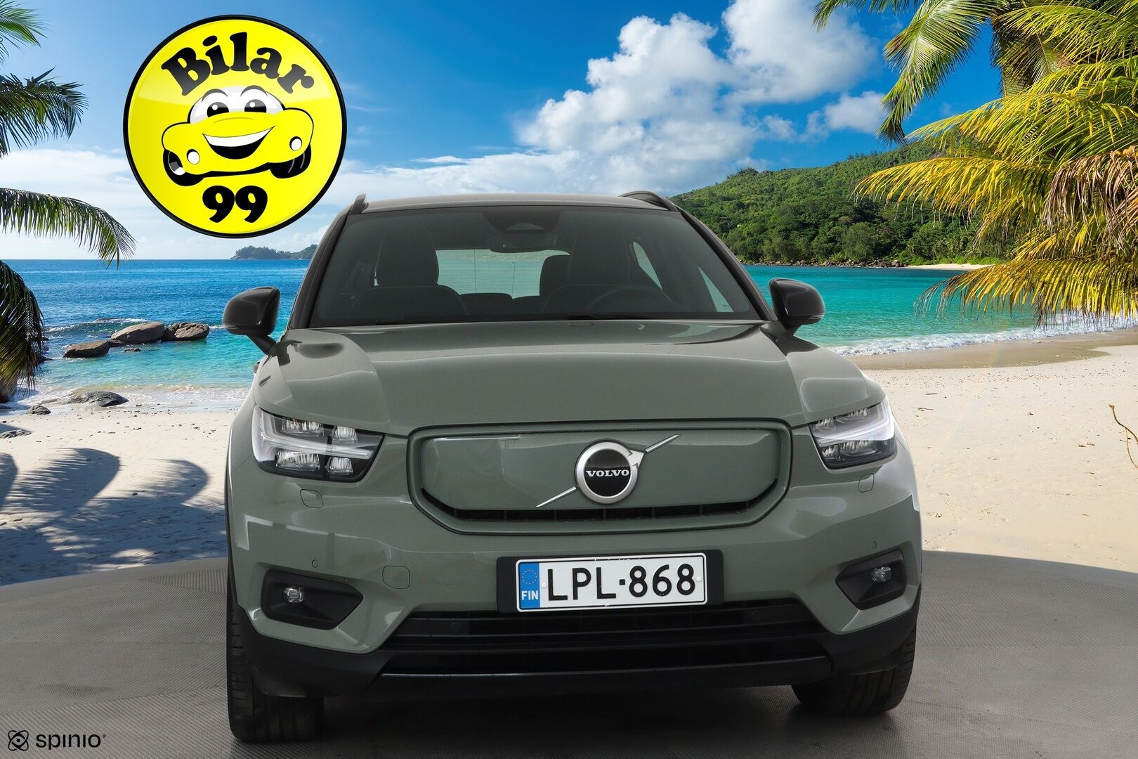 Volvo XC40 2021 P8 AWD R-Design aut **Lämpöpumppu / ACC / LED / Sporttipenkki Muistilla / P.kamera / Navi / Kaistavahti / KeylessGO** - 3,99 % KORKOTARJOUS TÄHÄN AUTOON 14.9. ASTI! - 1-om Suomi-auto / 2x Latauskaapelit / Kahdet Renkaat / Merkkihuollettu! / Akkutarkastettu kunto 94,7%