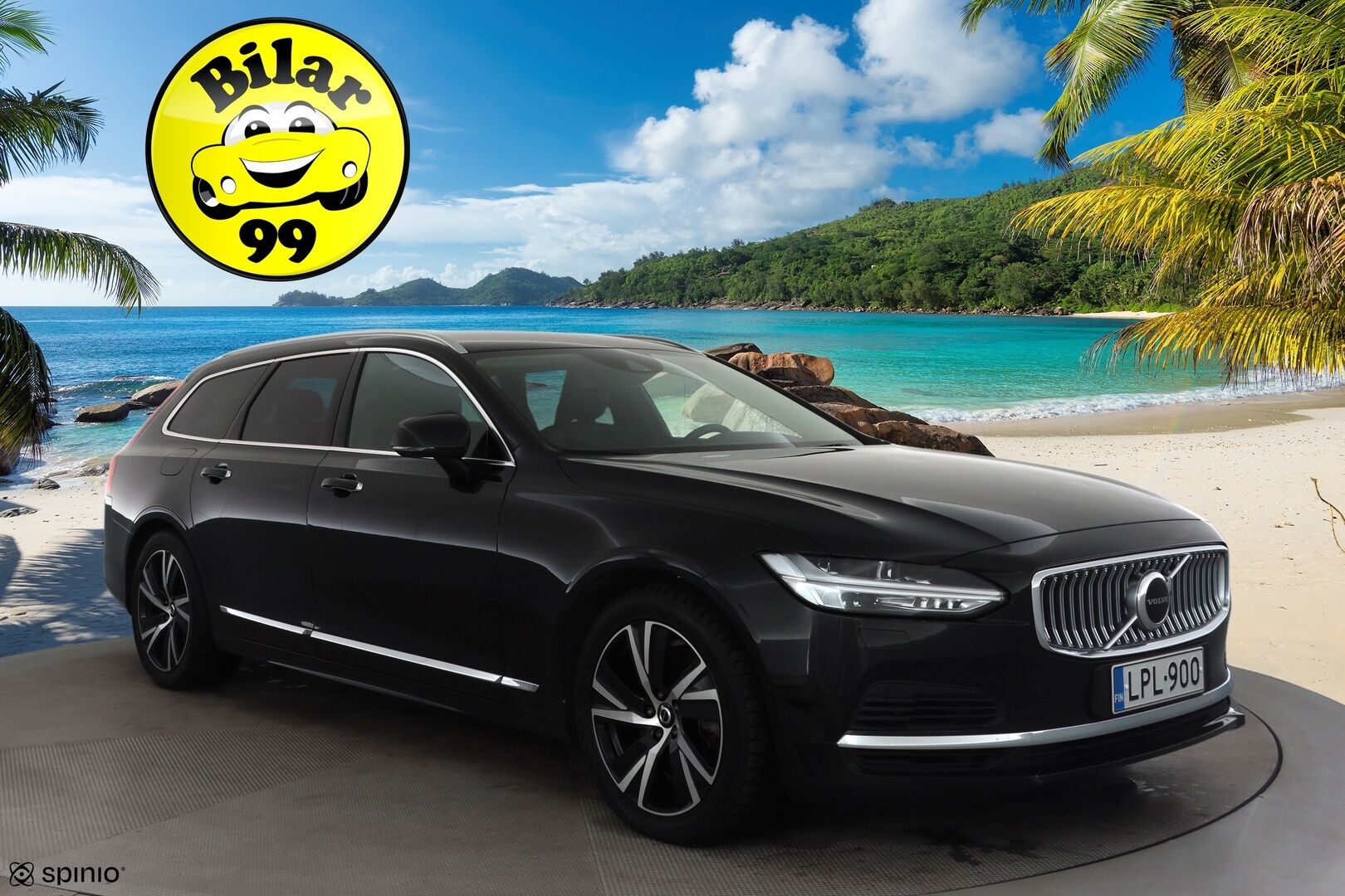 Volvo V90 2021 T8 TwE AWD Inscription aut * Webasto / ACC / LED / P.Kamera / Sportnahat Muistilla / Navi / Kaistavahti * - 1-om Suomi-auto / 2x Latauskaapelit / Kahdet renkaat / Merkkihuollot