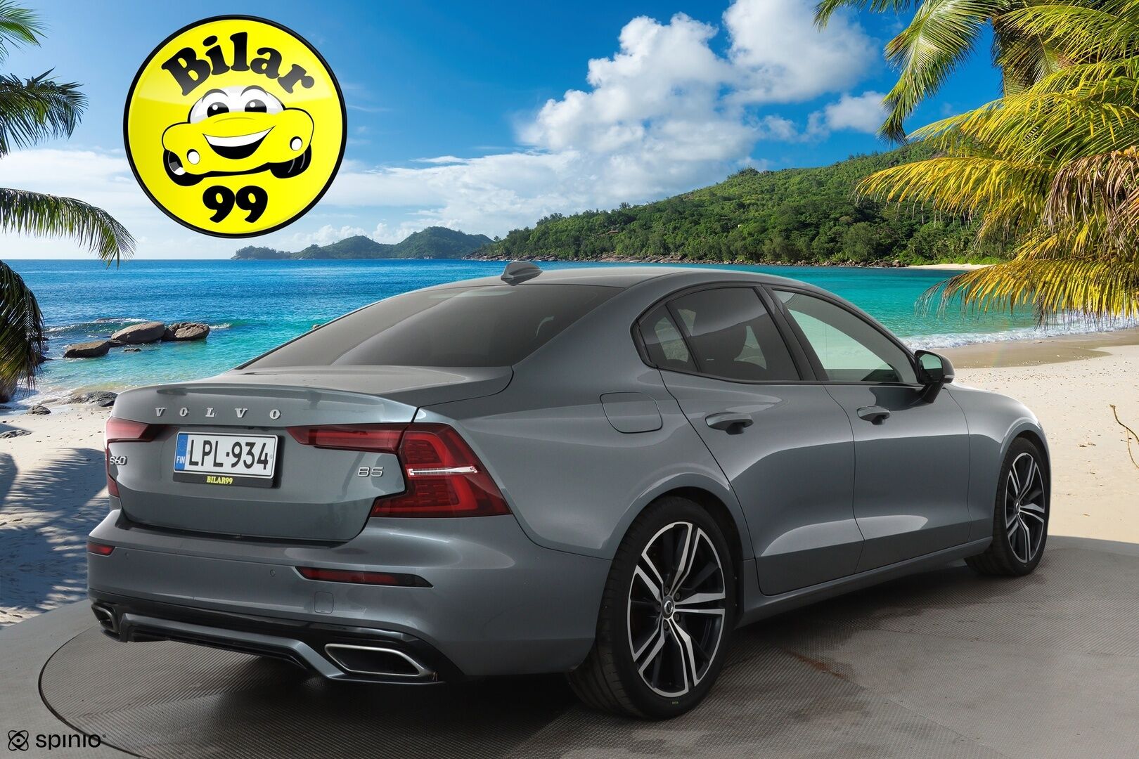 Volvo S60 2021 B5 MHEV Business R-Design aut **Webasto / Koukku / Adapt.Vakkari / Full-LED / P.Kamera / Sporttipenkki Muistilla** - Suomi-auto / Kahdet Renkaat