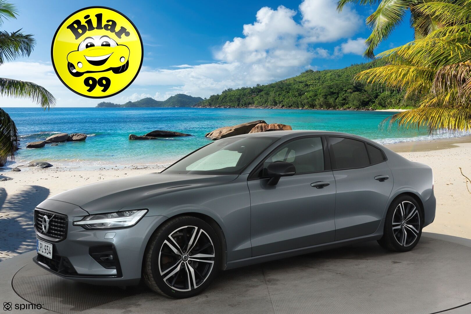 Volvo S60 2021 B5 MHEV Business R-Design aut **Webasto / Koukku / Adapt.Vakkari / Full-LED / P.Kamera / Sporttipenkki Muistilla** - Suomi-auto / Kahdet Renkaat