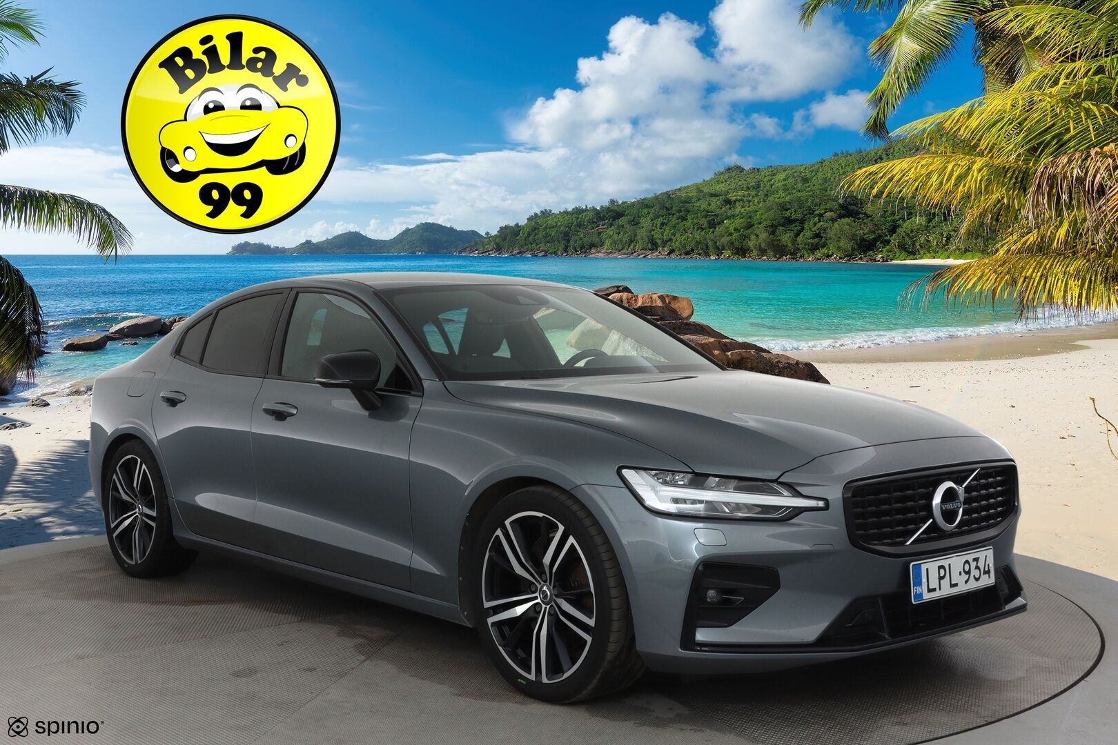 Volvo S60 2021 B5 MHEV Business R-Design aut **Webasto / Koukku / Adapt.Vakkari / Full-LED / P.Kamera / Sporttipenkki Muistilla** - Suomi-auto / Kahdet Renkaat