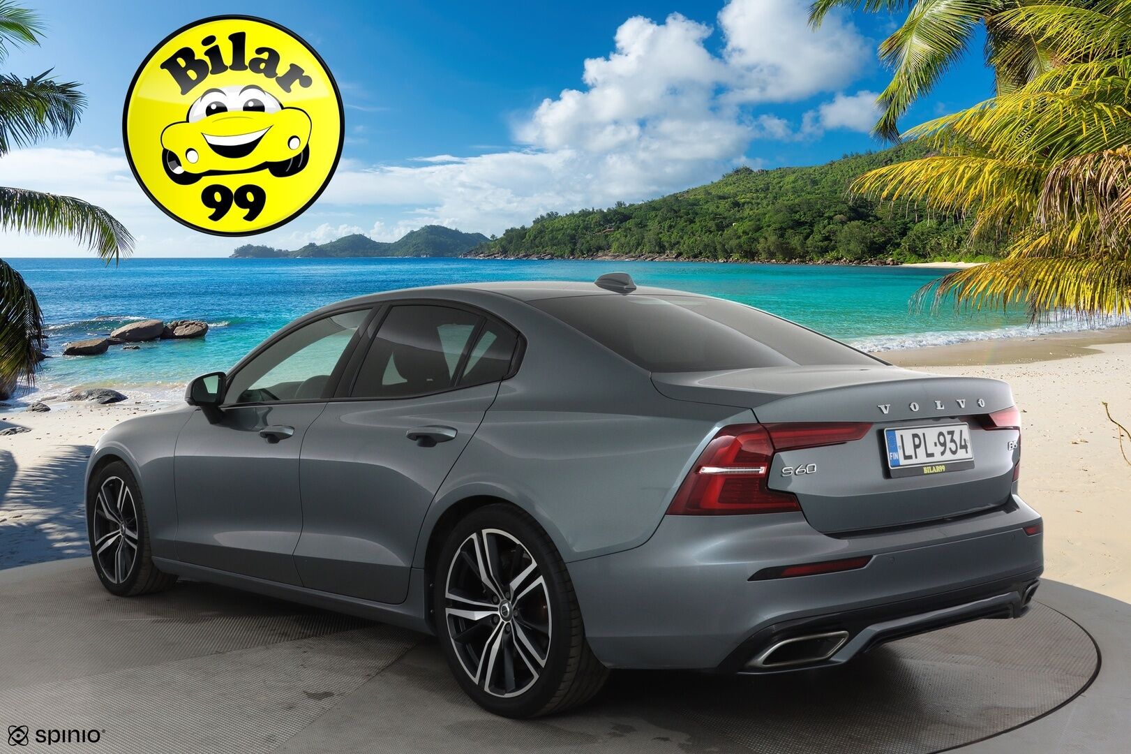 Volvo S60 2021 B5 MHEV Business R-Design aut **Webasto / Koukku / Adapt.Vakkari / Full-LED / P.Kamera / Sporttipenkki Muistilla** - Suomi-auto / Kahdet Renkaat