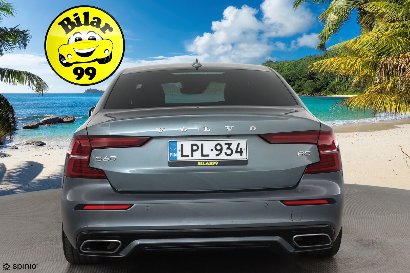 Volvo S60 2021 B5 MHEV Business R-Design aut **Webasto / Koukku / Adapt.Vakkari / Full-LED / P.Kamera / Sporttipenkki Muistilla** - Suomi-auto / Kahdet Renkaat