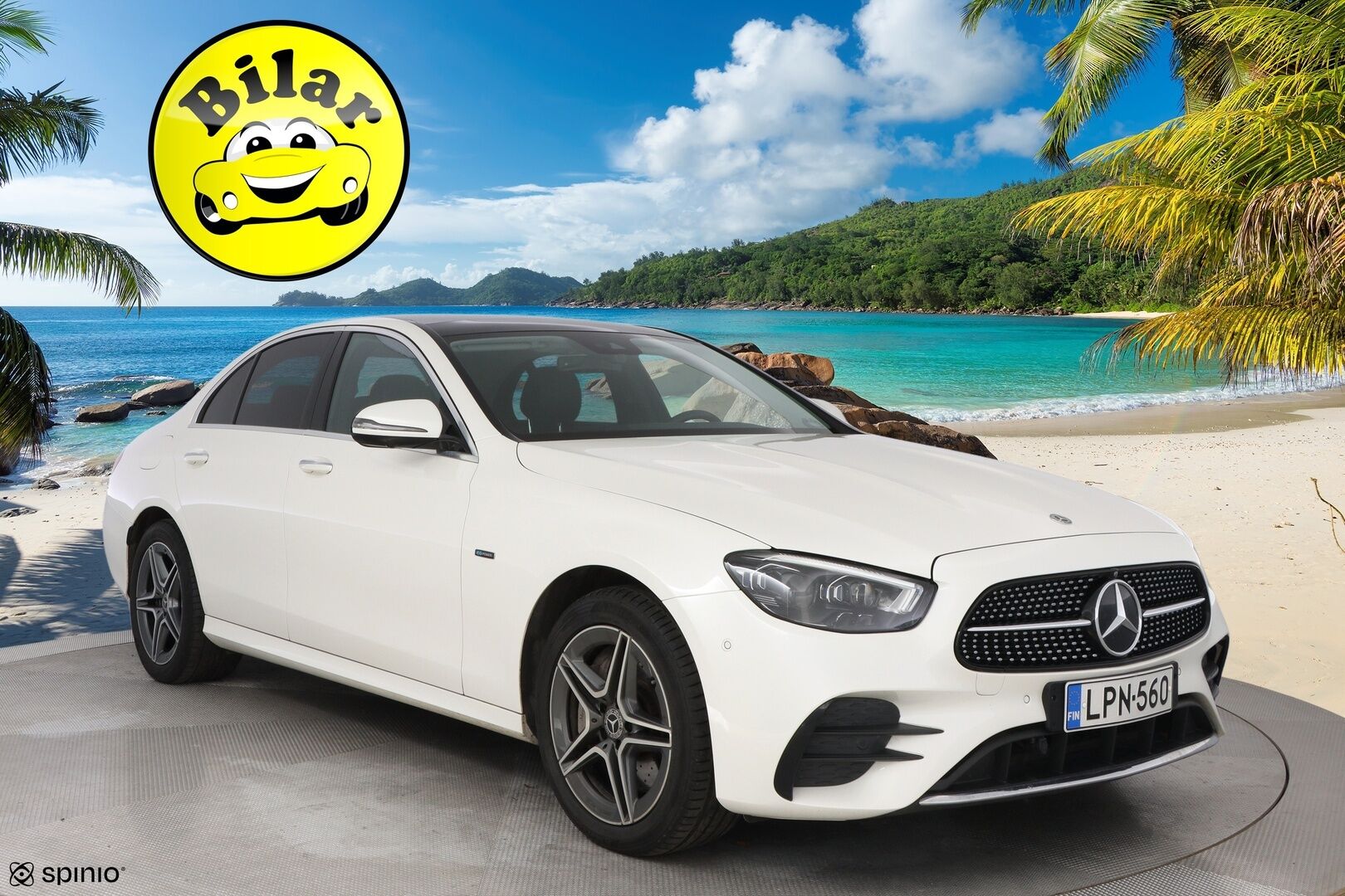 Mercedes-Benz E 2021 300 de 4MATIC A Business AMG EQ Power - Suomiauto | Burmester Surround | Panoraama | 360-Kamera | Manufaktur Diamond White | Multibeam LED | Widescreen | Puolinahka Sporttipenkit | Muistipenkit | Huippuvarusteet!