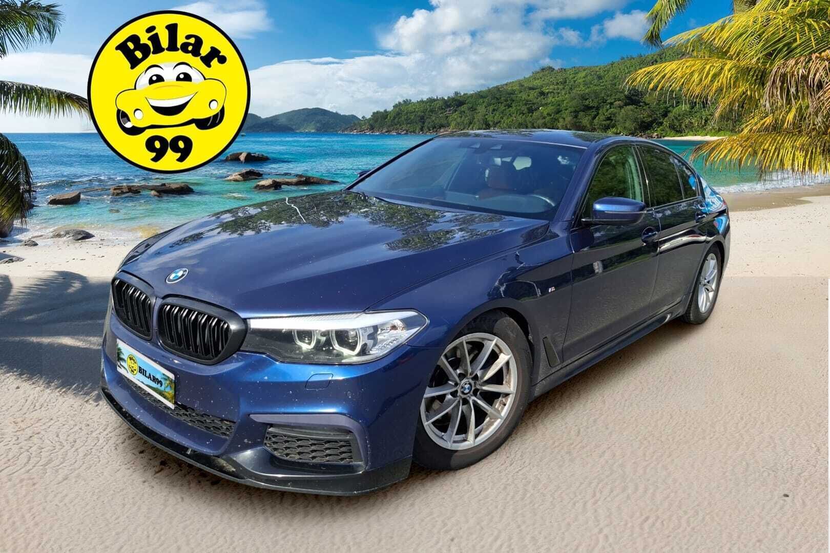 BMW 520 2019 520d xDrive M-Sport - | Harman/Kardon | LED | P.Kamera | Konjakkinahat | Ambient Light | Lämm.Ratti | 