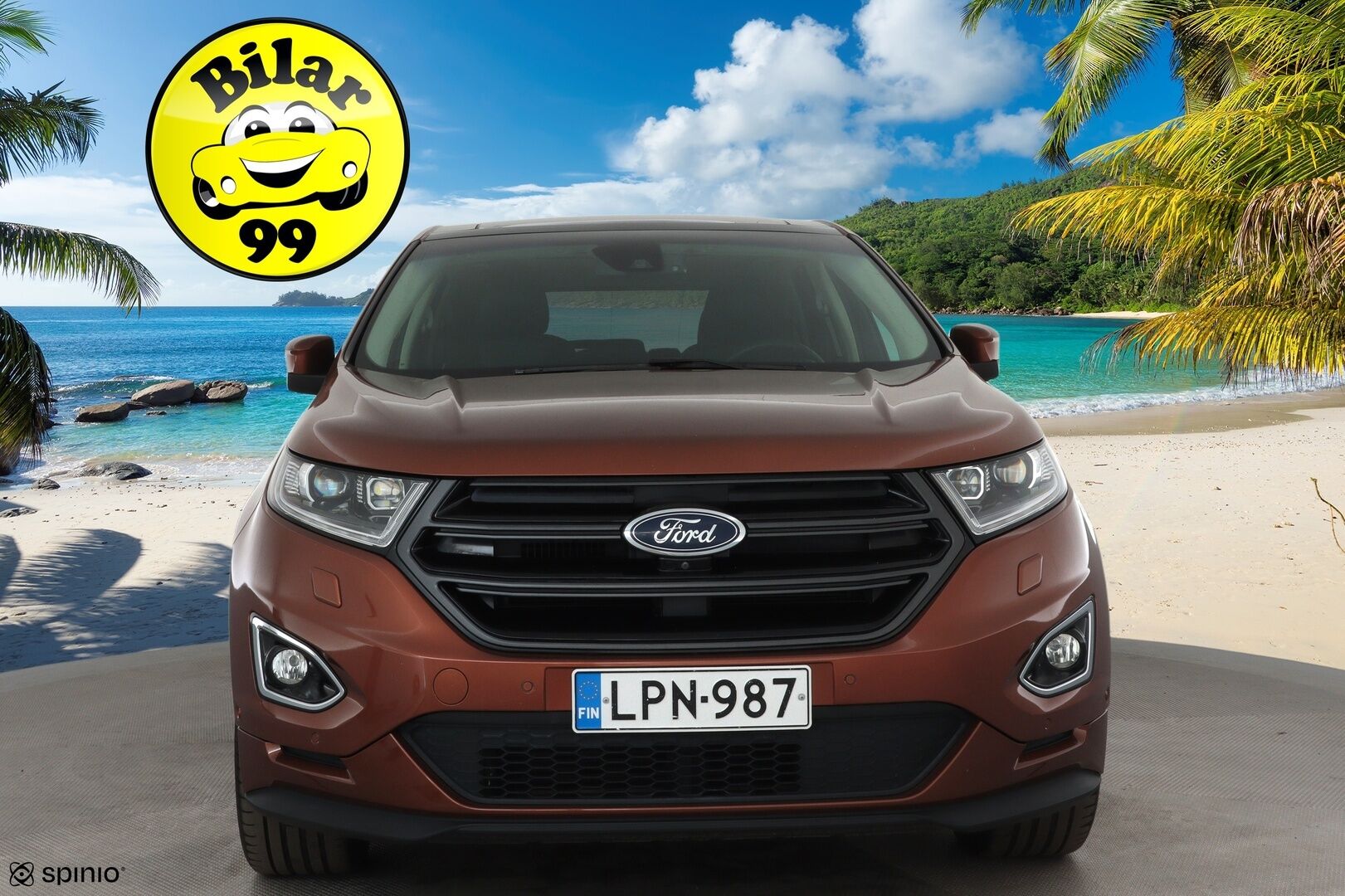 Ford Edge 2017 2.0 TDCi 210 hv AWD ST-Line **Adapt.vakkari / Panorama / Koukku / Muistipenkki / Keyless / Apple&Android / P.kamera**