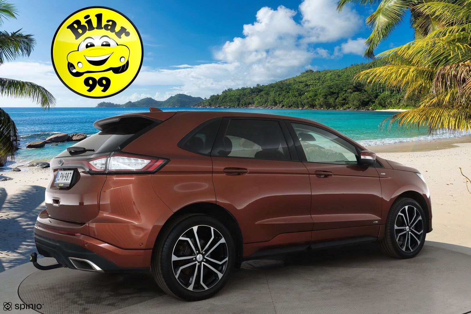 Ford Edge 2017 2.0 TDCi 210 hv AWD ST-Line **Adapt.vakkari / Panorama / Koukku / Muistipenkki / Keyless / Apple&Android / P.kamera**