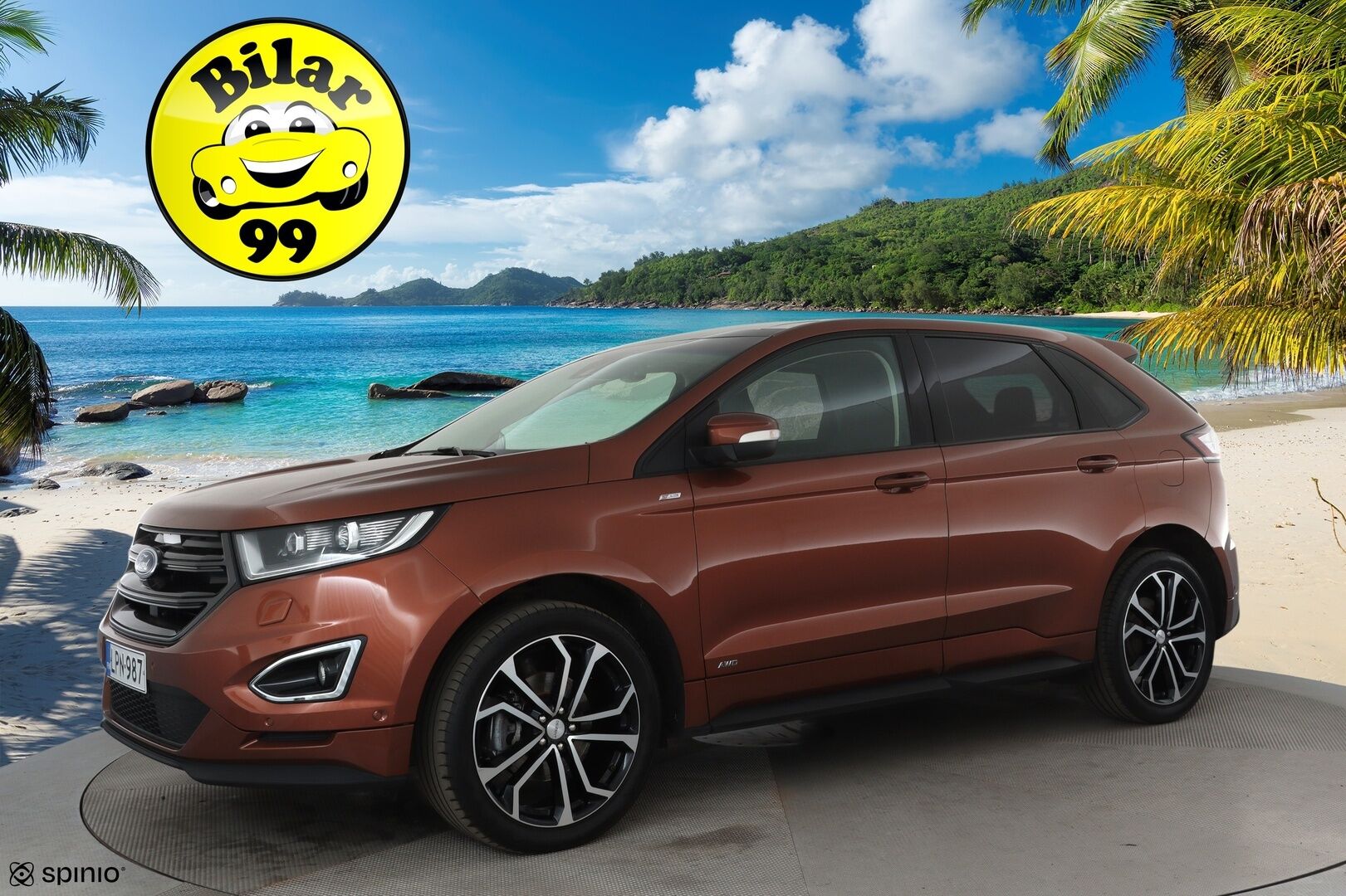 Ford Edge 2017 2.0 TDCi 210 hv AWD ST-Line **Adapt.vakkari / Panorama / Koukku / Muistipenkki / Keyless / Apple&Android / P.kamera**