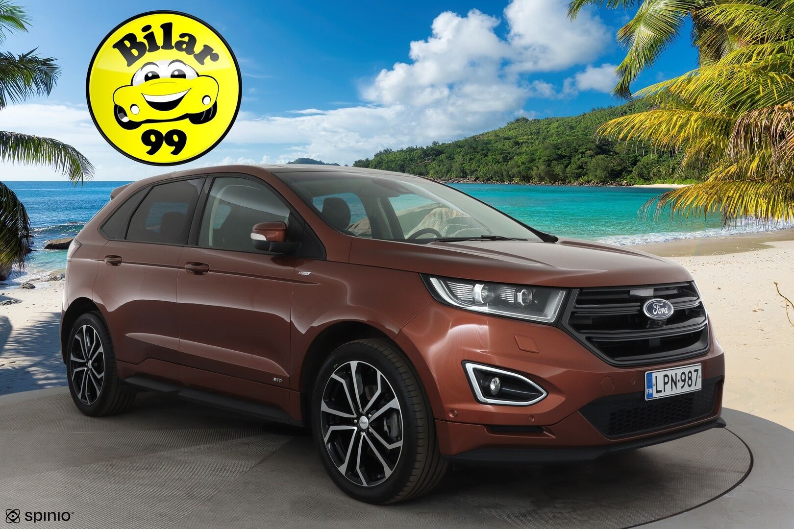 Ford Edge 2017 2.0 TDCi 210 hv AWD ST-Line **Adapt.vakkari / Panorama / Koukku / Muistipenkki / Keyless / Apple&Android / P.kamera**