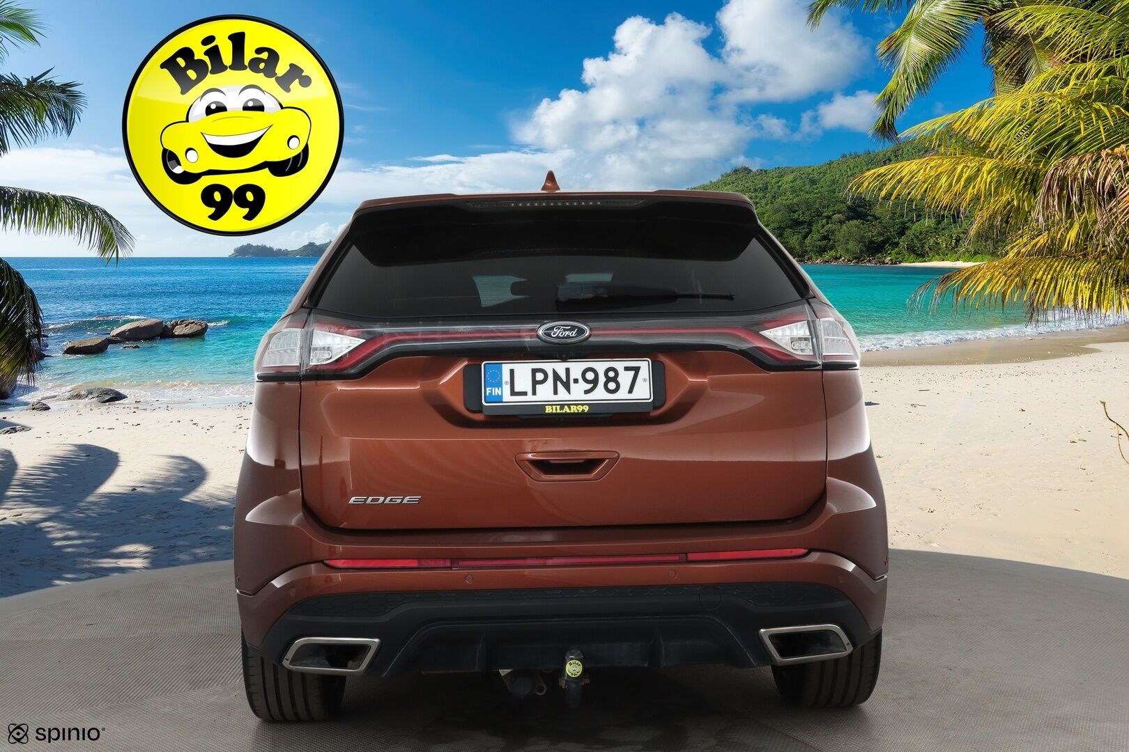 Ford Edge 2017 2.0 TDCi 210 hv AWD ST-Line **Adapt.vakkari / Panorama / Koukku / Muistipenkki / Keyless / Apple&Android / P.kamera**