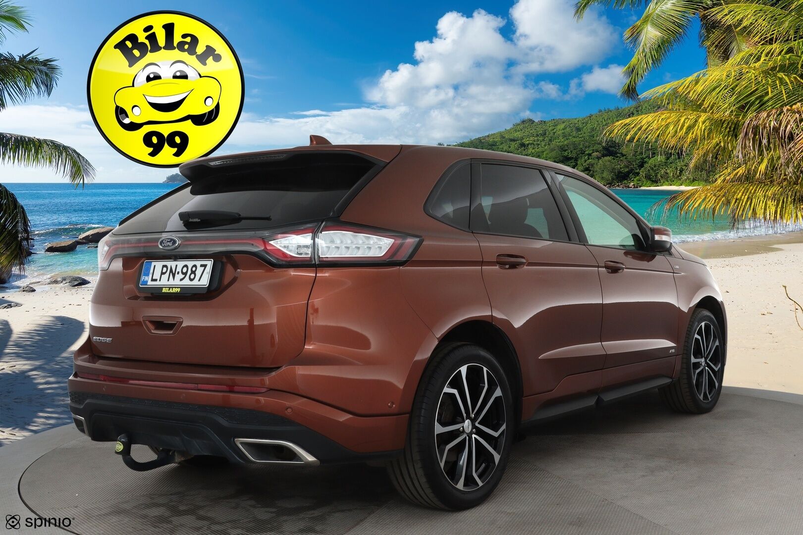 Ford Edge 2017 2.0 TDCi 210 hv AWD ST-Line **Adapt.vakkari / Panorama / Koukku / Muistipenkki / Keyless / Apple&Android / P.kamera**