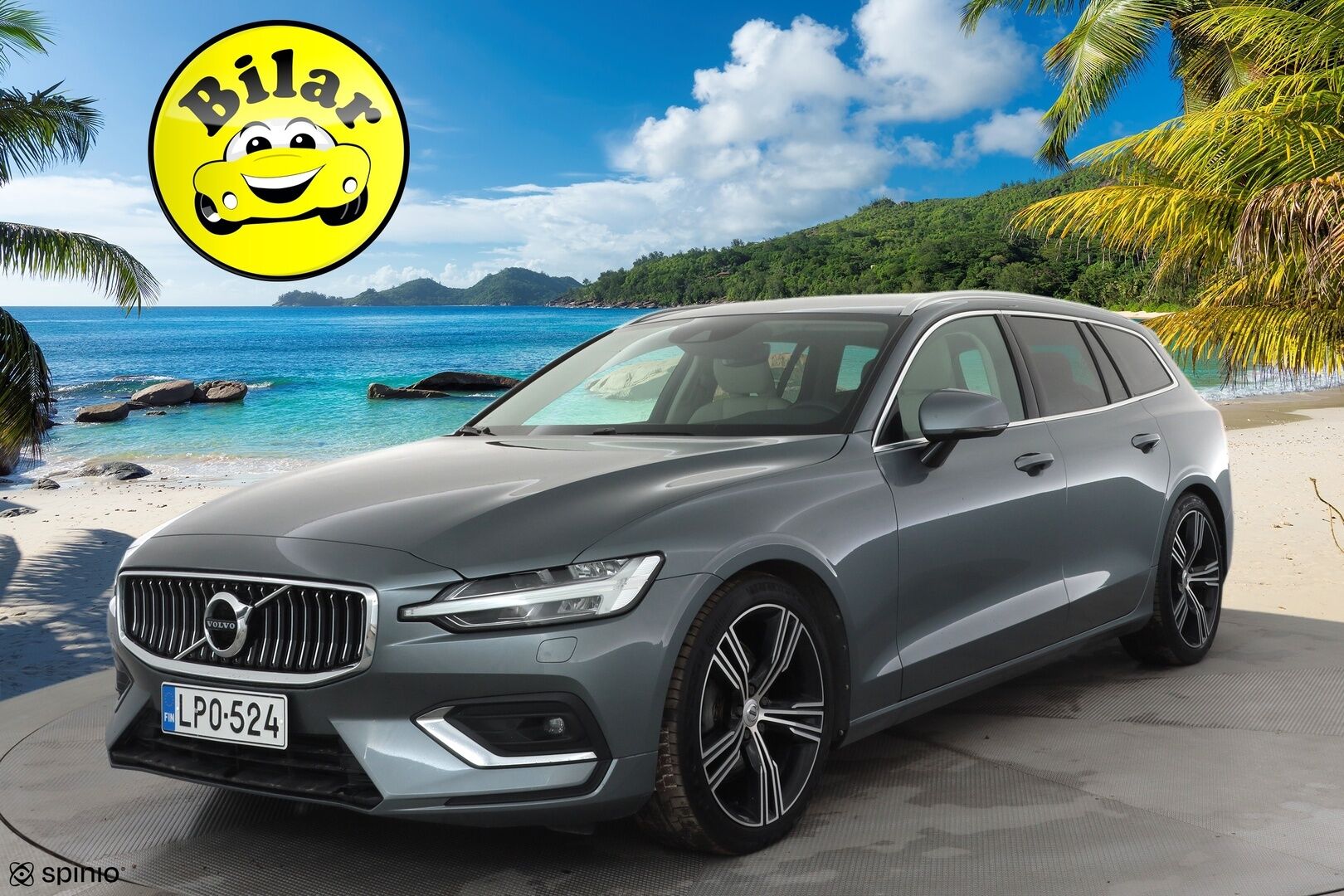 Volvo V60 2021 B4 D-MHEV Business Inscription aut - 1**.Om Suomi-auto | ACC | H&K / Webasto | Koukku | Full LED | Muistipenkki | P.kamera | BLIS | Navi | Kahdet renkaat aluvanteilla | Merkkihuollettu