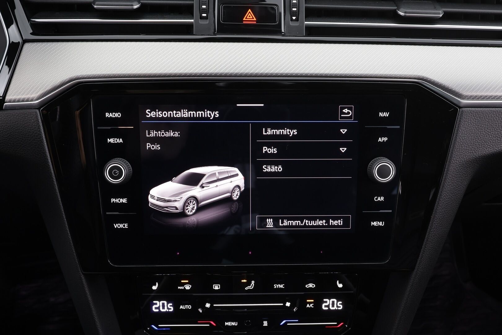 Volkswagen Passat 2021 Variant R-Line 2,0 TDI EVO SCR 110 kW DSG * Webasto / ACC / Matrix-LED / P.Kamera / Nahkaverhoilu / Navi / Kaistavahti * - Suomi-auto / Kahdet renkaat - Osta nyt, maksa vasta ensi vuonna