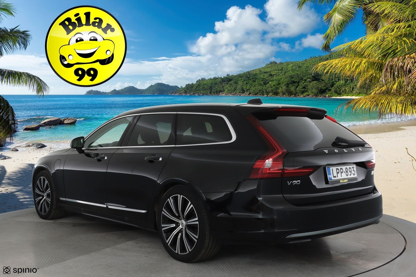 Volvo V90 2021 T8 TwE AWD Business Inscription aut **Adapt.vakkari / Muistipenkit / Webasto / Navi / Full LED / Vaaleat nahat** - FACELIFT / 1.Om Suomi-auto / Kahdet renkaat aluvanteilla / Merkkihuollettu / P.kamera / Penkinlämmittimet takana / Ratinlämmitin