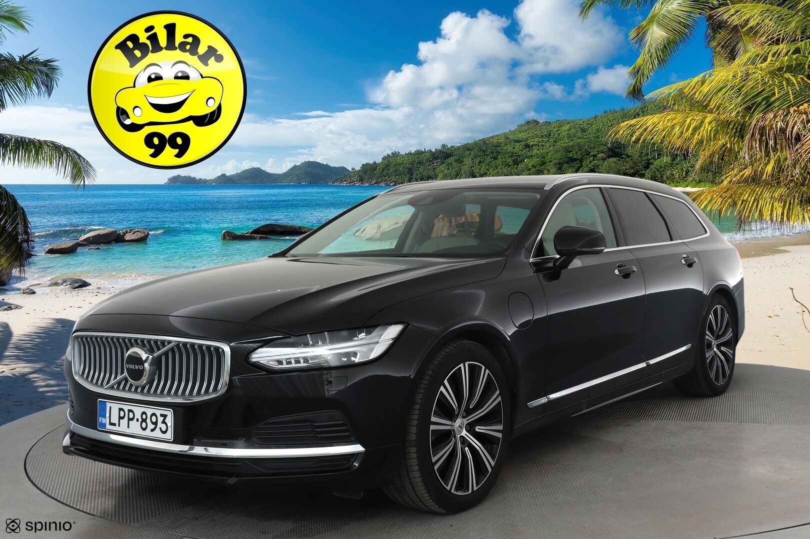 Volvo V90 2021 T8 TwE AWD Business Inscription aut **Adapt.vakkari / Muistipenkit / Webasto / Navi / Full LED / Vaaleat nahat** - FACELIFT / 1.Om Suomi-auto / Merkkihuollettu / P.kamera / Penkinlämmittimet takana / Ratinlämmitin - Osta nyt, maksa vasta ensi vuonna